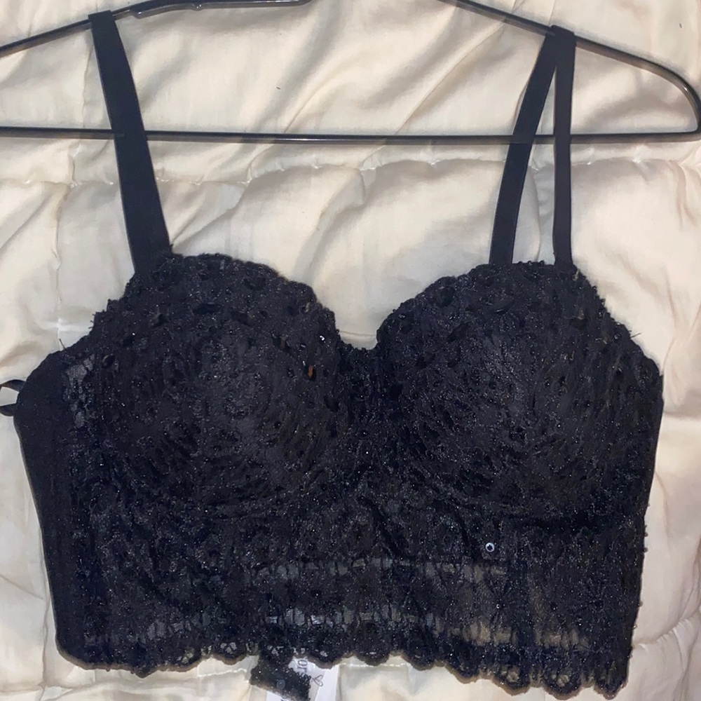Black Bustier M Windsor New With Tags
